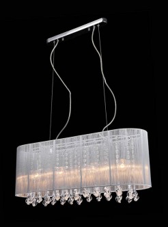 Lampa wisząca/żyrandol Italux MDM1870-4 WH