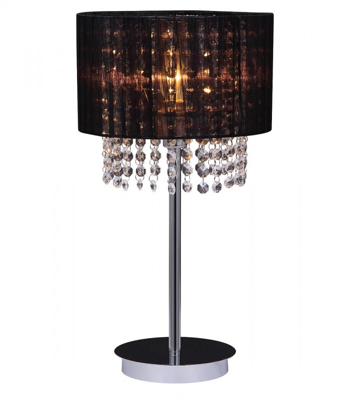 Lampka nocna/biurkowa/gabinet Italux BLACK MTM1953/1 BK