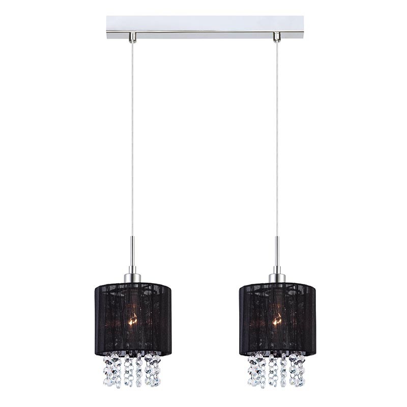 Lampa wisząca Italux BLACK  MDM1953-2 BK