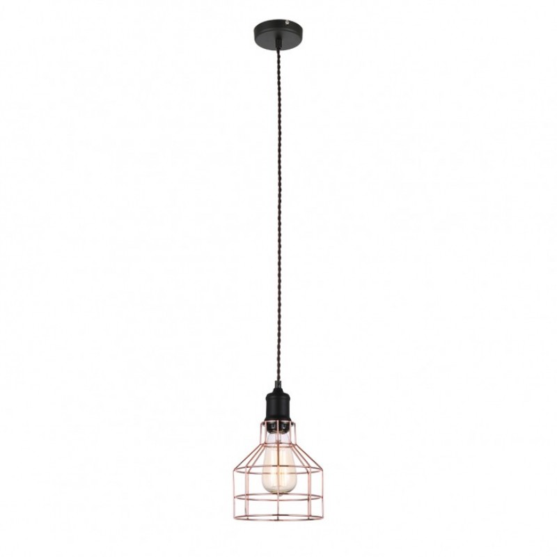 Lampa wisząca Italux MDM-2266/1 BK+COP