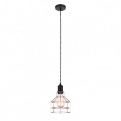 Lampa wisząca Italux MDM-2266/1 BK+COP