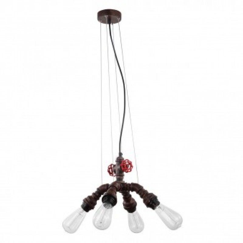 Lampa wisząca Italux MDM-2846/4A RUST