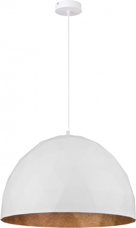 Lampa wisząca Sigma 31370 L biały/miedź