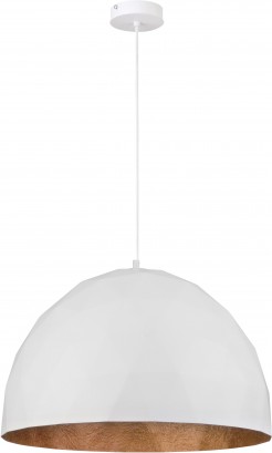 Lampa wisząca Sigma 31370 L biały/miedź