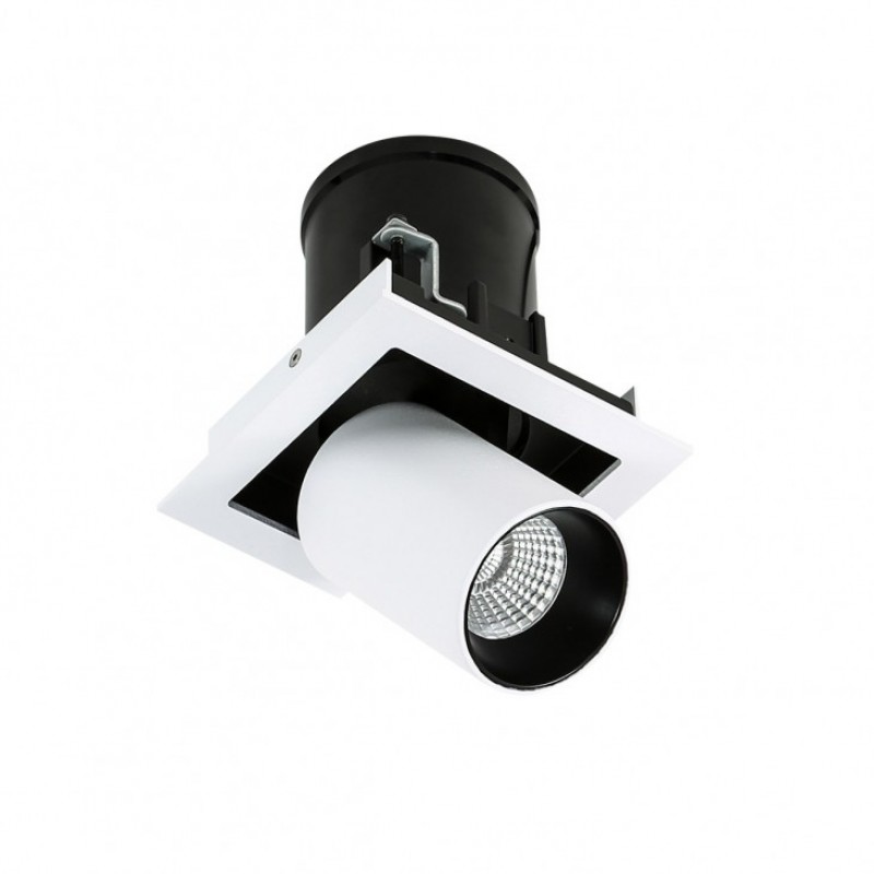 Oprawa downlight/oczko Italux SINGLE GL7117-1/12W 3000K WH+BL