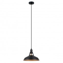 Lampa wisząca Italux BLACK MDM-2315/1 M BK+GD