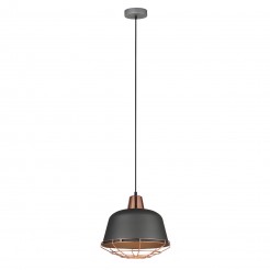 Lampa wisząca Italux MDM-3053/1 GR+COP