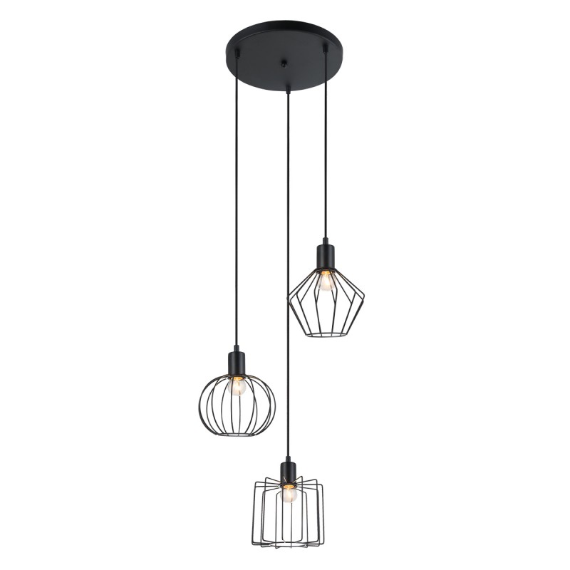 Lampa wisząca Italux MDM-3345-3 BK