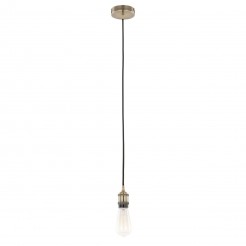 Lampa wisząca Italux DS-M-034 ANTIQUE BRASS