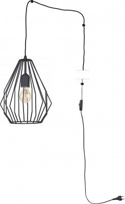 Lampa wisząca TK Lighting BLACK 2287