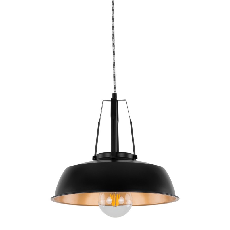 Lampa wisząca Italux MDM-3619/1M BK+GD