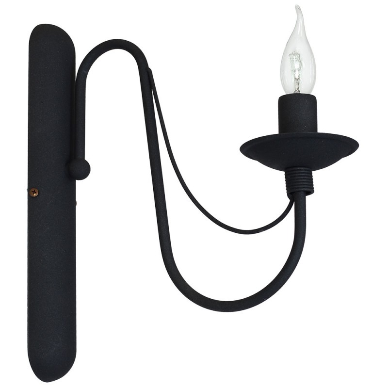 KINKIET RÓŻA BLACK 397C1