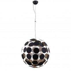 Lampa wisząca Italux BLACK/GOLD AD20180/6C BL+G