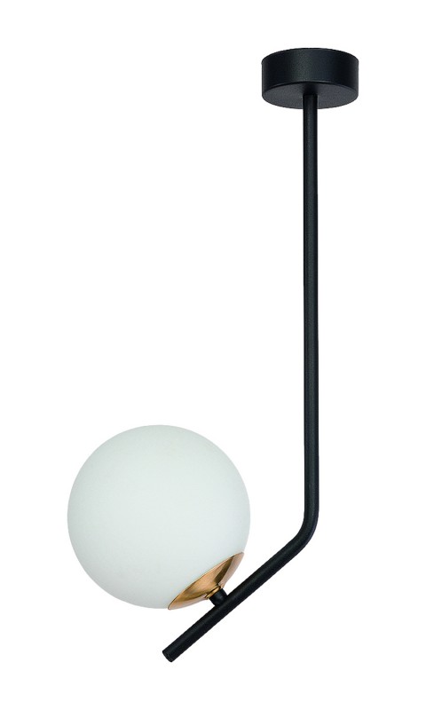 Lampa wisząca Jupiter 1731 CZARNY/MOSIĄDZ