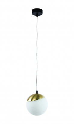 Lampa wisząca Jupiter 1718 CZARNY/MOSIĄDZ