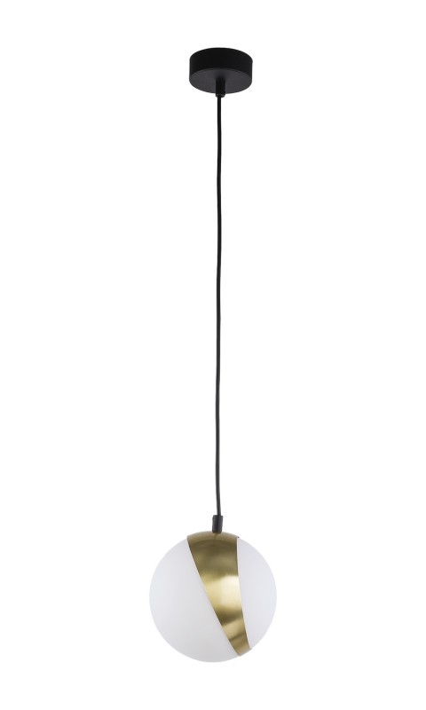 Lampa wisząca Jupiter 1708 CZARNY/MOSIĄDZ