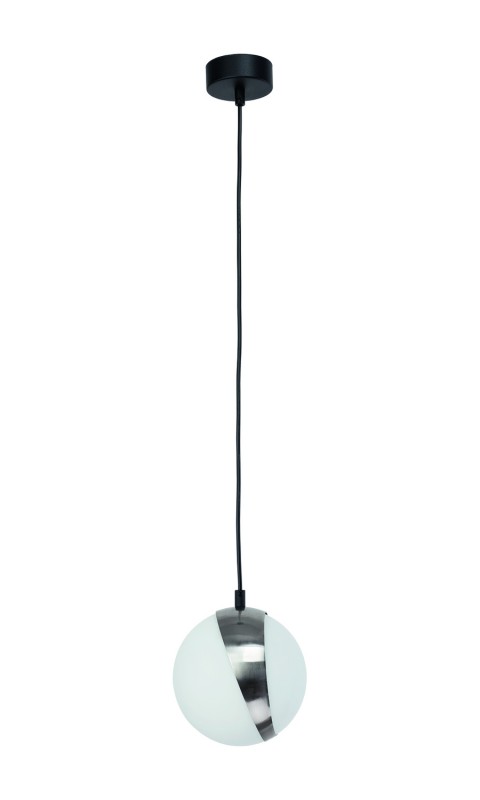 Lampa wisząca Jupiter 1713 CZARNY/NIKIEL