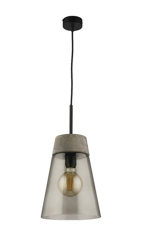 Lampa wisząca Jupiter 1652 czarny/antracyt