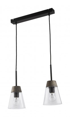 Lampa wisząca Jupiter 1679 czarny/antracyt