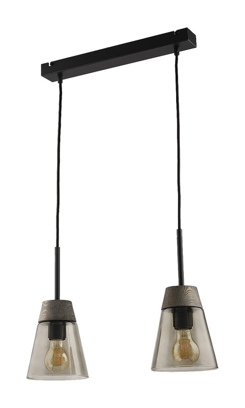 Lampa wisząca Jupiter 1681 czarny/antracyt