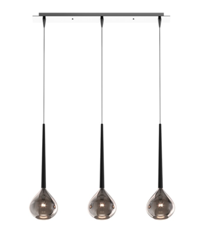 Lampa wisząca Zuma Line MD2128B-3S (Smoky)