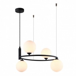 Lampa wisząca Italux MDM-3974/4 BK BLACK