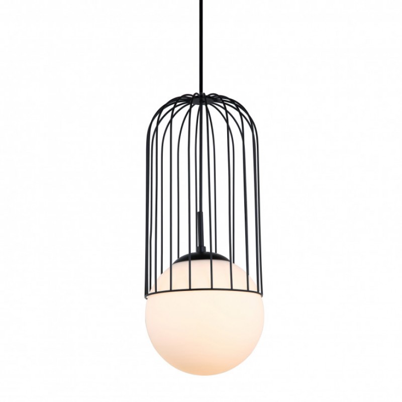 Lampa wisząca Italux MDM-3940/1 BK BLACK