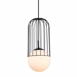 Lampa wisząca Italux MDM-3940/1 BK BLACK