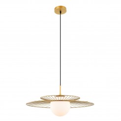 Lampa wisząca Italux MDM-4000/1 GD GOLD