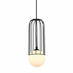 Lampa wisząca Italux MDM-3938/1 BK BLACK