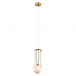 Lampa wisząca Italux MDM-3938/1 GD GOLD