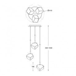 Lampa wisząca Zuma Line P0488-03D-B5AC