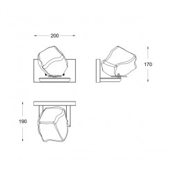 Kinkiet Zuma Line W0488-01A-B5AC