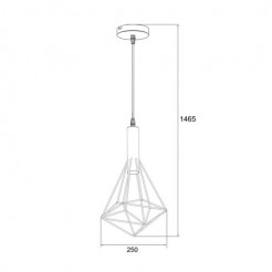 Lampa wisząca Zuma Line PENDANT HP1776-BL