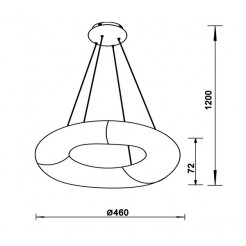 Lampa wisząca Zuma Line PENDANT 15010002