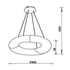 Lampa wisząca Zuma Line PENDANT 15010003