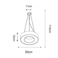 Lampa wisząca Zuma Line PENDANT CL16086-1PD50