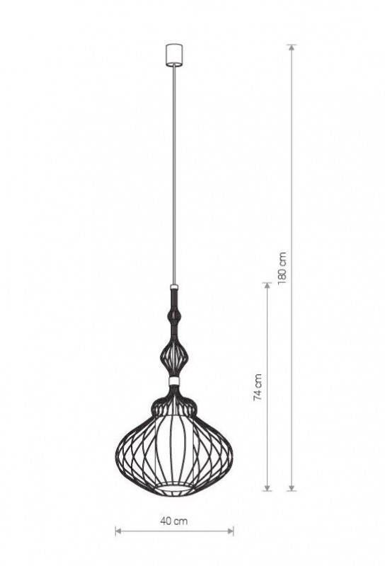 Lampa wisząca Nowodvorski WHITE M 8867