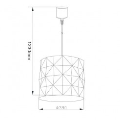 Lampa wisząca Zuma Line TL-1283P-C