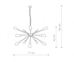 Lampa wisząca Nowodvorski GOLD 9027 