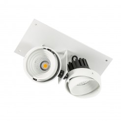 Oprawa downlight/oczko Italux DOUBLE GL7118-2/2X12W 4000K WH+BL