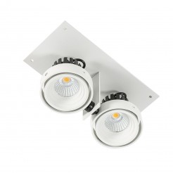 Oprawa downlight/oczko Italux DOUBLE GL7118-2/2X12W 4000K WH+BL