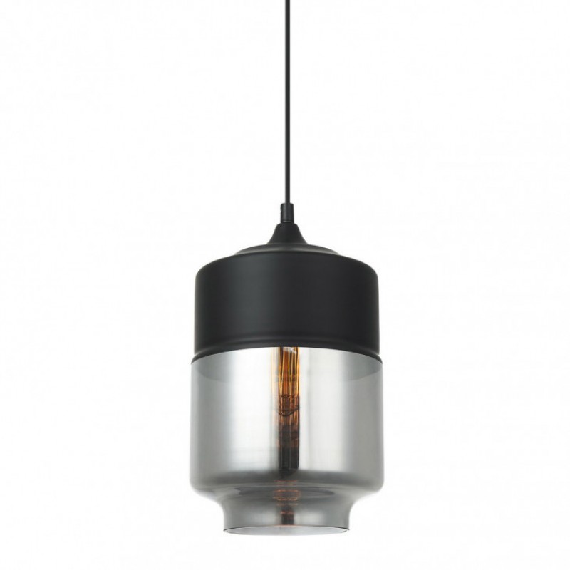 Lampa wisząca Italux MDM-2377/1 BK+SG