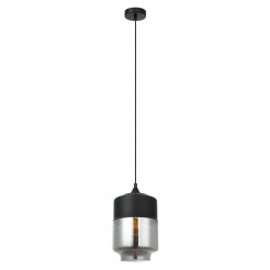 Lampa wisząca Italux MDM-2377/1 BK+SG