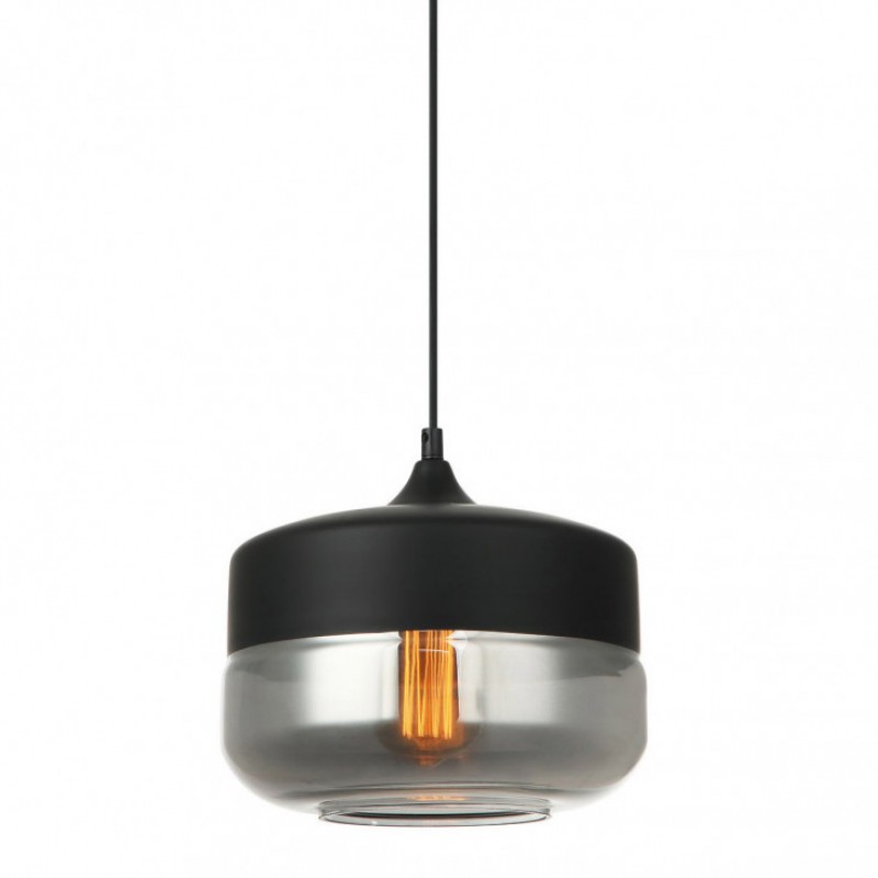 Lampa wisząca Italux MDM-2380/1 BK+SG