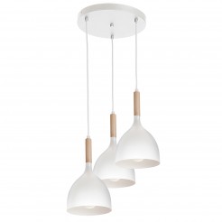 Plafon Luminex white/ light wood 1195