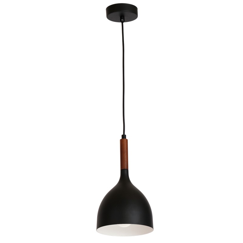 Lampa wisząca Luminex black/dark wood 1389