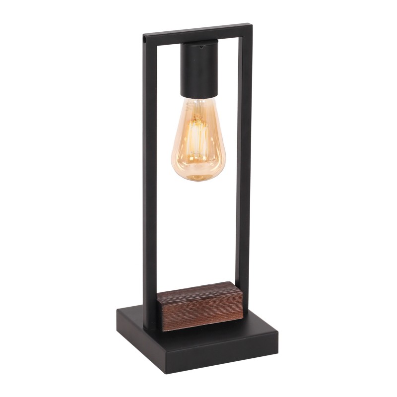 Lampka nocna/biurkowa/gabinet Luminex wood/black 667