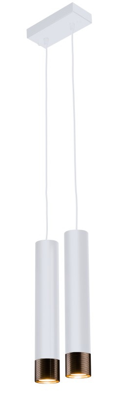 Lampa wisząca Amplex biały-patyna 8259