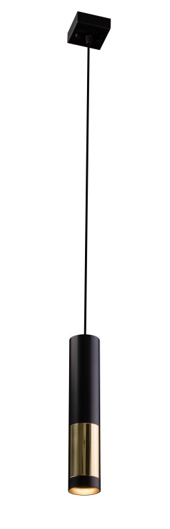 Lampa wisząca Amplex czarno-złoty 8362